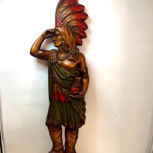 • Vintage Burwood Native American • Wall Hanging •